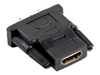 Изображение Adapter HDMI (F) -> DVI-D (M)(18+1) Single Link 