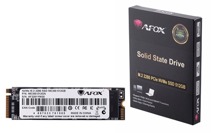 Attēls no AFOX SSD M.2 PCI-EX4 512GB TLC 1,7 GB/S NVME