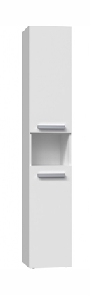 Изображение Bathroom cabinet NEL III 31x30x174 cm, matt white