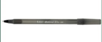 Attēls no BIC Ballpoint pens ROUND STIC 1.0 mm, black, 1 pcs. 256385