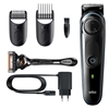 Изображение Braun BeardTrimmer 5 BT5340 beard trimmer AC/Battery 39 2 cm Black, Blue