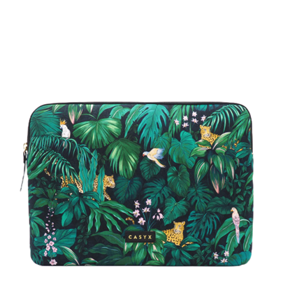 Attēls no Casyx | SLVS-000020 | Casyx for MacBook | Fits up to size 13 ”/14 " | Sleeve | Deep Jungle | Waterproof