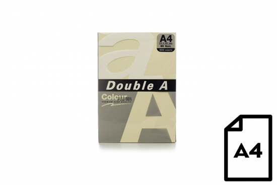 Изображение Colour paper Double A, 80g, A4, 500 sheets, Ivory