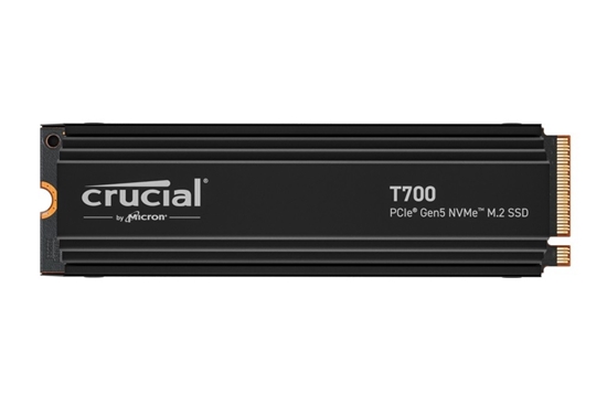 Изображение Crucial T700 with heatsink   2TB PCIe Gen5 NVMe M.2 SSD