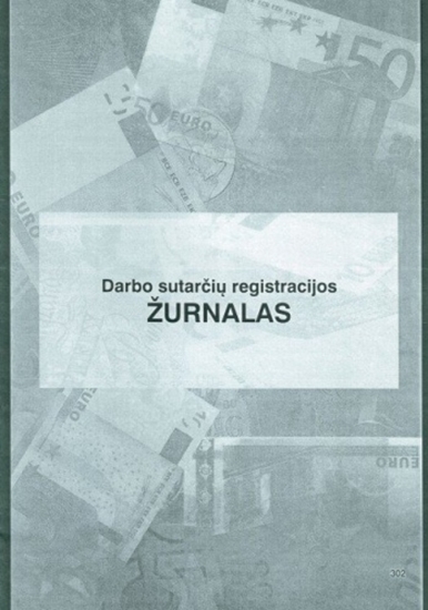 Изображение Darbo sutarčių registracijos žurnalas, A4 (12) 0720-017