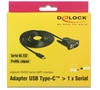 Picture of Delock Adapter USB Type-C™ > 1 x Serial DB9 RS-232