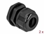 Attēls no Delock Cable Gland PG16 for flat cable black 2 pieces