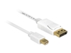 Picture of Delock Cable Mini Displayport 1.2 male  Displayport male 4K 1.0 m