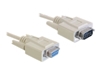 Изображение Delock Cable RS-232 serial Sub-D9 male  female 5 m