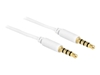 Picture of Delock Cable Stereo Jack 3.5 mm 4 pin male  male 2 m