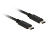 Изображение Delock Cable USB Type-C™ 2.0 male  USB Type-C™ 2.0 male 1 m black