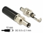 Attēls no Delock Connector DC 5.5 x 2.1 mm with 12.0 mm length male