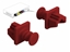 Picture of Delock Dust Cover for RJ45 jack 10 pieces red