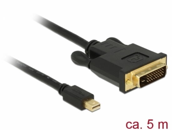 Picture of Delock Kabel mini Displayport 1.1 Stecker > DVI 24+1 Stecker 5 m