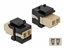 Picture of Delock Keystone Module LC Duplex female to LC Duplex female beige / black