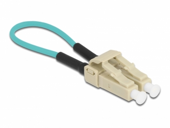 Picture of Delock Optical Fiber loopback Adapter LC / OM3 Multi-mode beige