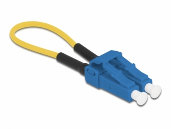 Изображение Delock Optical Fiber loopback Adapter LC / UPC singlemode blue