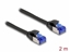 Attēls no Delock RJ45 Network Cable Cat.6A S/FTP Slim 2 m black