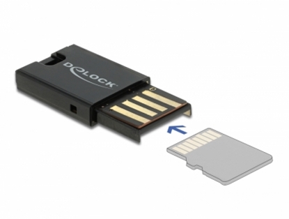 Attēls no Delock USB 2.0 Card Reader for Micro SD memory cards