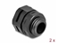 Attēls no Delock Ventilation Plug M12 black 2 pcs