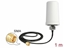 Attēls no Delock WLAN 802.11 ac/a/h/b/g/n Antenna SMA plug 1.4 - 3.0 dBi omnidirectional with connection cable ULA100 1 m white outdoor