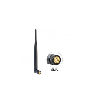 Изображение Delock WLAN Antenna 802.11 ac/a/b/g/n SMA 5 dBi omnidirectional joint black