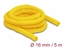 Attēls no Delock Woven Sleeve self-closing heat-resistant 5 m x 16 mm yellow