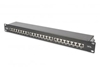 Picture of DIGITUS Patchpanel 1HE 24-Port Cat6a geschirmt schwarz