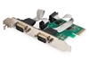 Picture of DIGITUS PCI Expr Card 2x D-Sub9 seriell Ports  + LowProfile retail