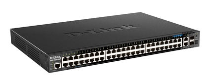 Picture of D-Link DGS-1520-52MP Managed L3 Gigabit Ethernet (10/100/1000) Power over Ethernet (PoE) 1U Black