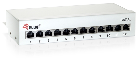 Picture of Equip 12-Port Cat.6 Desktop Patch Panel, Light Grey