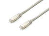 Picture of Equip Cat.6A Platinum S/FTP Patch Cable, Grey, 10.0m, 5pcs/set