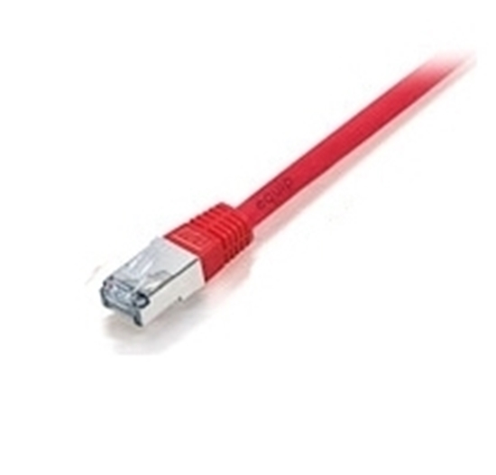 Picture of Equip Cat.6A S/FTP Flat Patch Cable, 3m, red