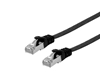 Изображение Equip Cat.6A U/FTP Flat Patch Cable, 0.5m, black