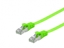 Изображение Equip Cat.6A U/FTP Flat Patch Cable, 0.5m, Green