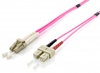 Picture of Equip LC/SC Fiber Optic Patch Cable, OM4, 2m