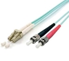 Picture of Equip LC/ST Fiber Optic Patch Cable, OM3, 1m