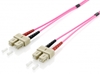 Picture of Equip SC/SC Fiber Optic Patch Cable, OM4, 1m