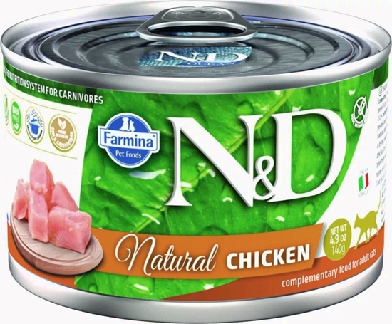 Picture of FARMINA N&D Cat Natural Chicken - wet cat food - 140 g