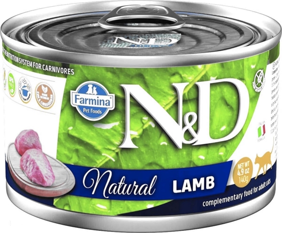 Picture of FARMINA N&D Cat Natural Lamb- wet cat food - 140 g