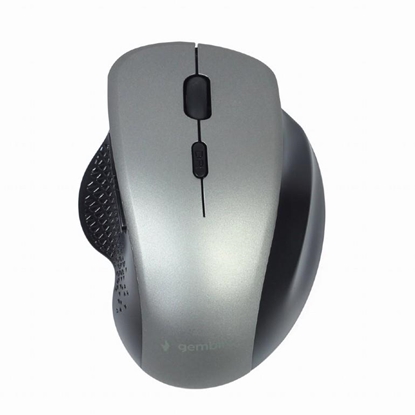 Attēls no Gembird 6-button Wireless Optical Mouse Black / Space Grey