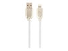 Изображение Gembird USB Male - Lightning Male Premium rubber 2m White