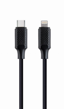 Attēls no Gembird USB Type-C Male - 8-pin Male 1.5m Black