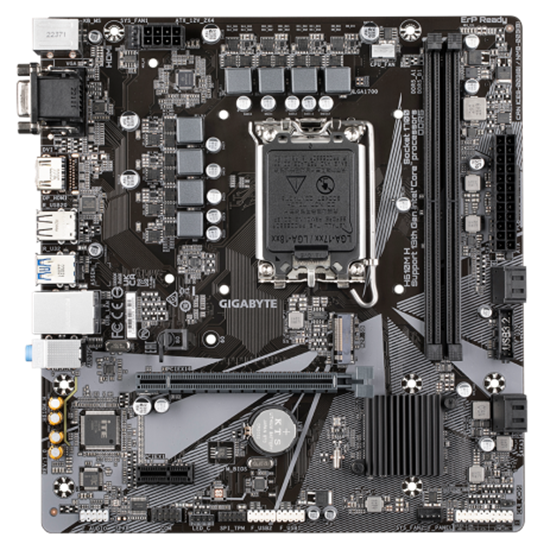 Изображение Gigabyte H610M H (rev. 1.0) Intel H610 Express LGA 1700 micro ATX