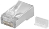 Picture of Goobay 68079 RJ45 plug, CAT 5e STP shielded, transparent