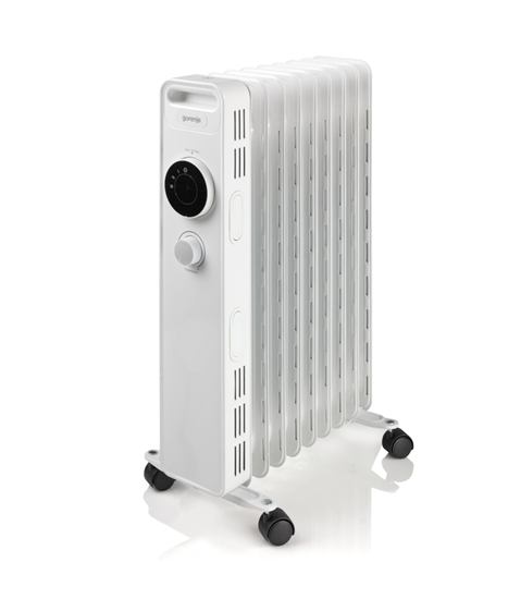 Изображение Gorenje | Heater | OR2000M | Oil Filled Radiator | 2000 W | Suitable for rooms up to 15 m² | White | N/A