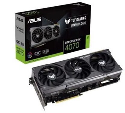 Attēls no ASUS TUF Gaming TUF-RTX4070-O12G-GAMING NVIDIA GeForce RTX 4070 12 GB GDDR6X