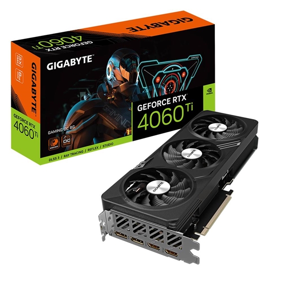 Picture of Gigabyte GeForce RTX­­ 4060 Ti GAMING OC 8G NVIDIA GeForce RTX 4060 Ti 8 GB GDDR6