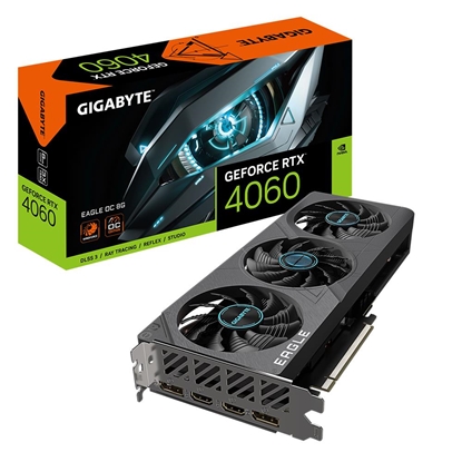 Изображение Videokarte Gigabyte GeForce RTX 4060 8GB Eagle OC 