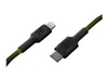 Picture of Green Cell GC Power Stream USB Type-C Male - Lightning Male 1m MFi Black